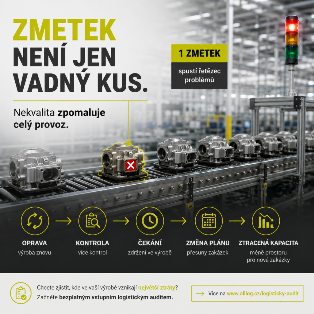 Nekvalita ve výrobě a její dopad na výrobní proces